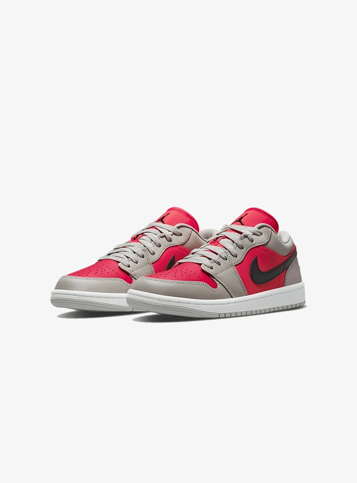 Air Jordan 1 Retro Low Light Iron Ore Siren Red