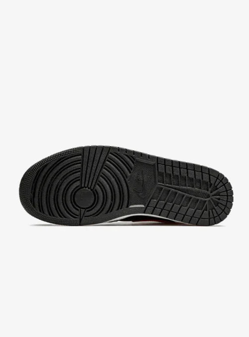 Air Jordan 1 Mid Black Chile Red White