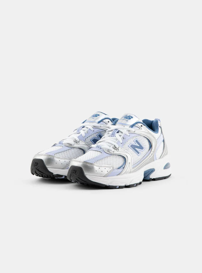 New Balance 530 Silver Metallic Heron Blue