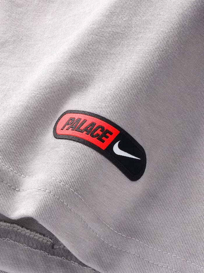 Palace X Nike England T Shirt Pewter Grey