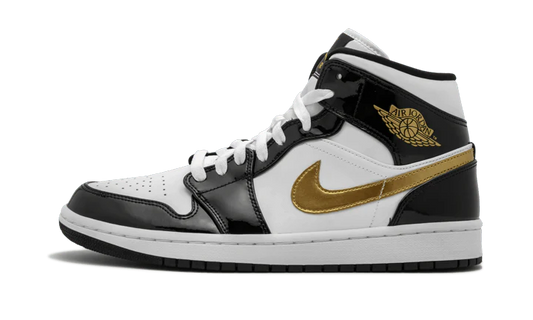 Air Jordan 1 Mid Black Gold