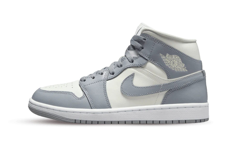 Air Jordan 1 Mid Grey Sail