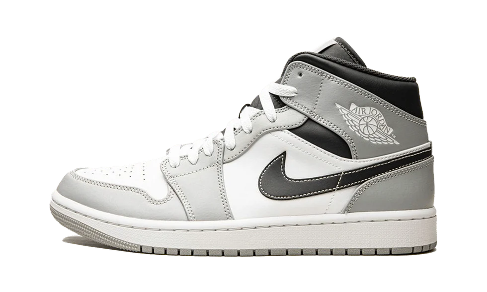 Air Jordan 1 Mid Light Smoke Grey Anthracite