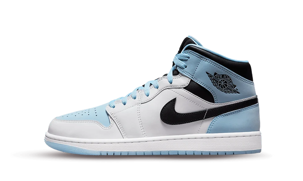 Air Jordan 1 Mid SE Ice Blue Black