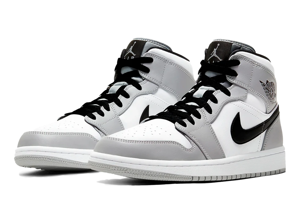 Air Jordan 1 Mid Light Smoke Grey