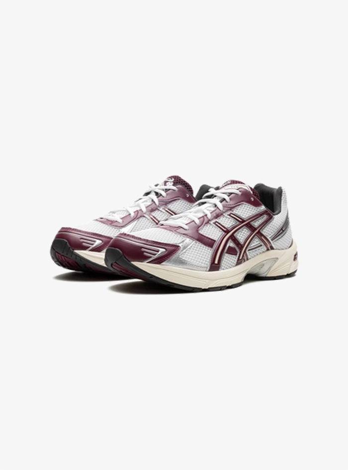 ASICS Gel-1130 White Maroon Banner