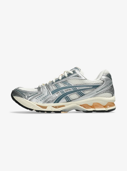 ASICS Gel-Kayano 14 Birch Pure Silver Teal Gold