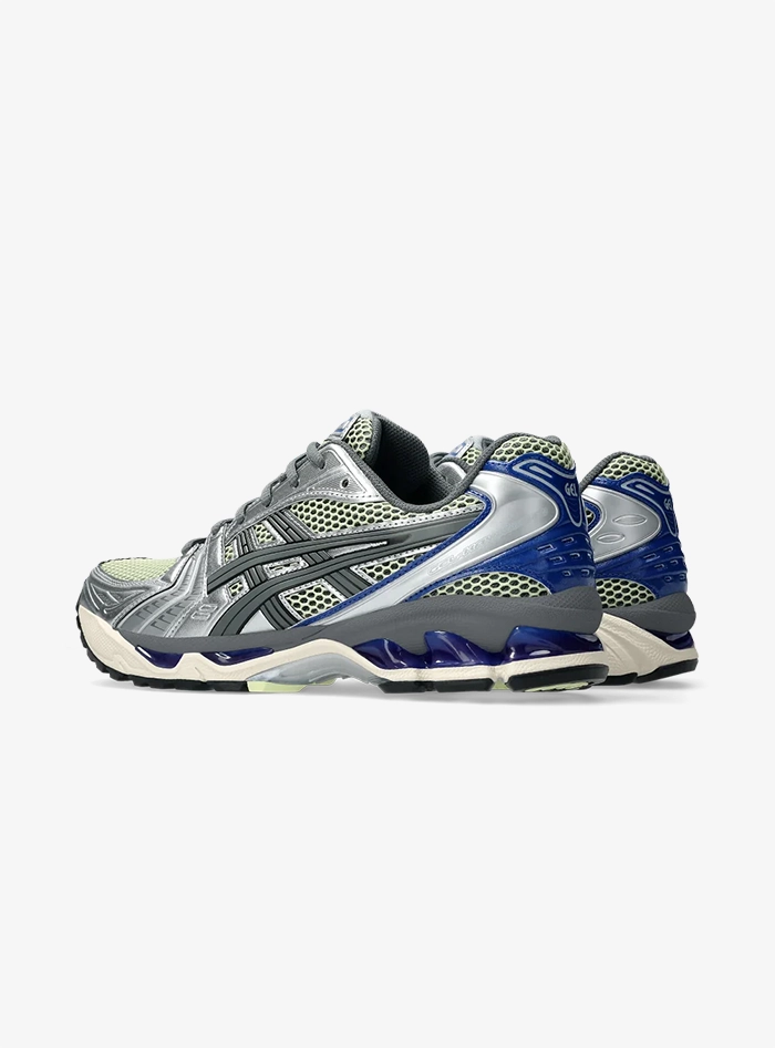 ASICS Gel-Kayano 14 Soft Yellow Asics Blue