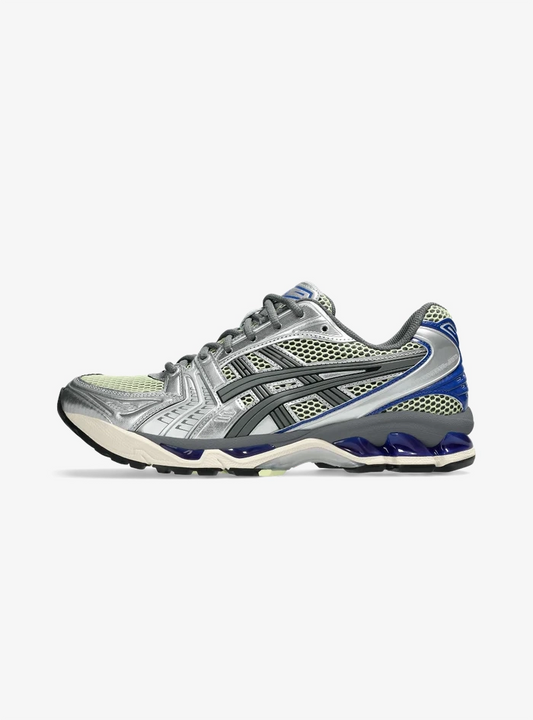 ASICS Gel-Kayano 14 Soft Yellow Asics Blue
