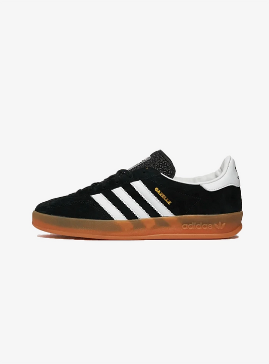 Adidas Gazelle Black White Gum