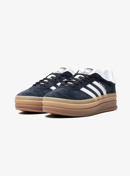 Adidas Gazelle Bold Black White Gum