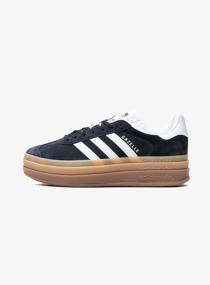 Adidas Gazelle Bold Black White Gum