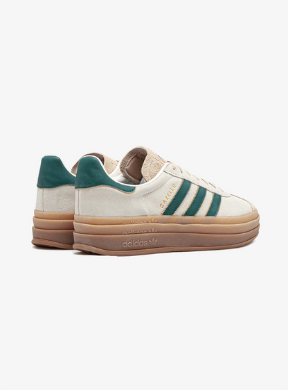 Adidas Gazelle Bold Magic Beige Collegiate Green