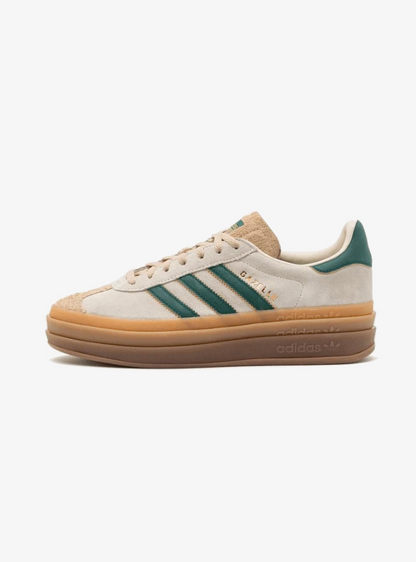 Adidas Gazelle Bold Magic Beige Collegiate Green