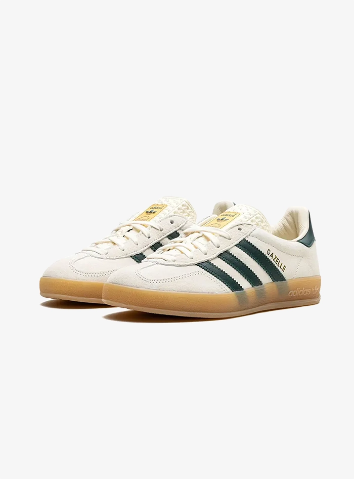 Adidas Gazelle Indoor Cream White Collegiate Green Gum