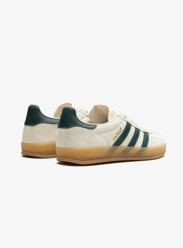 Adidas Gazelle Indoor Cream White Collegiate Green Gum