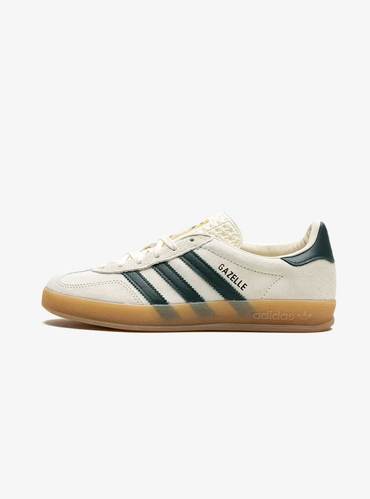 Adidas Gazelle Indoor Cream White Collegiate Green Gum