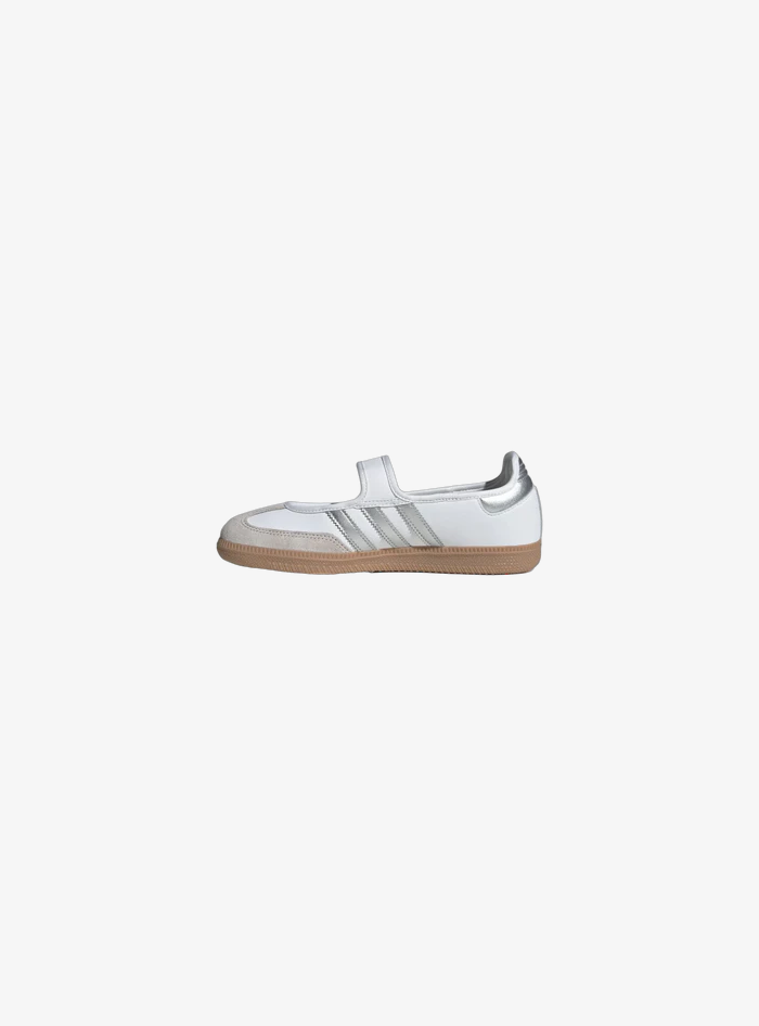 Adidas Samba Jane White Silver Metallic