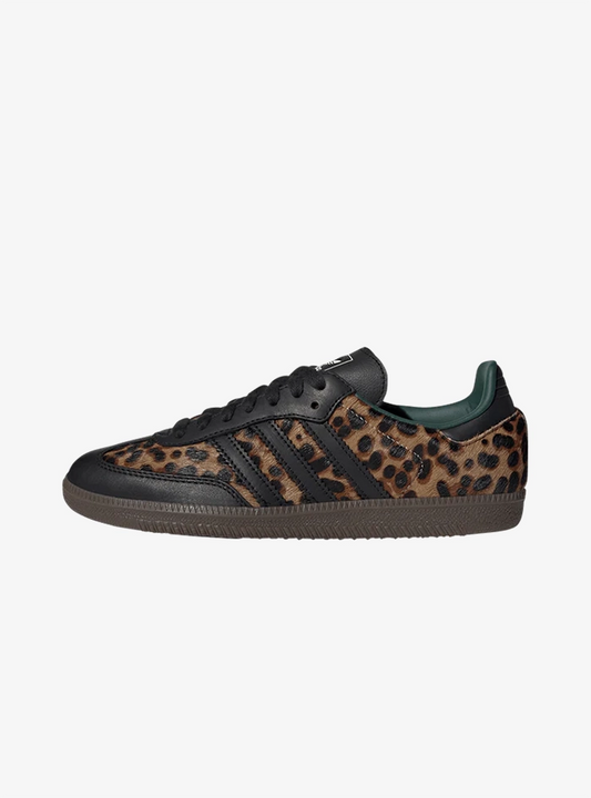 Adidas Samba OG Black Green Leopard