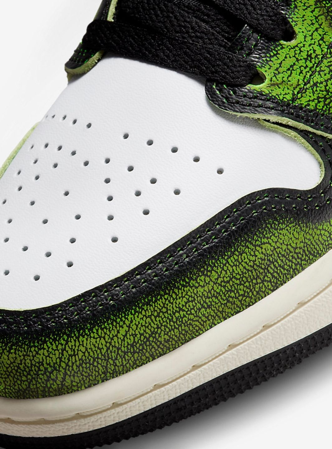 Air Jordan 1 Low Wear Away Electric Green