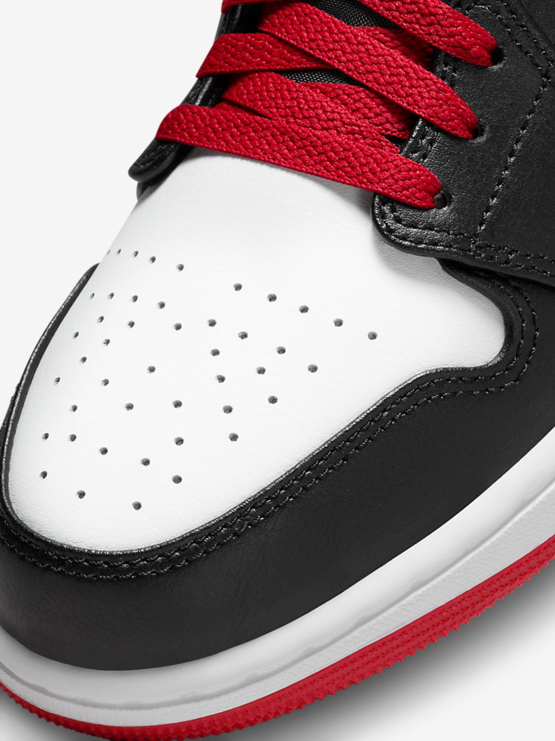Air Jordan 1 Mid Gym Red Black Toe