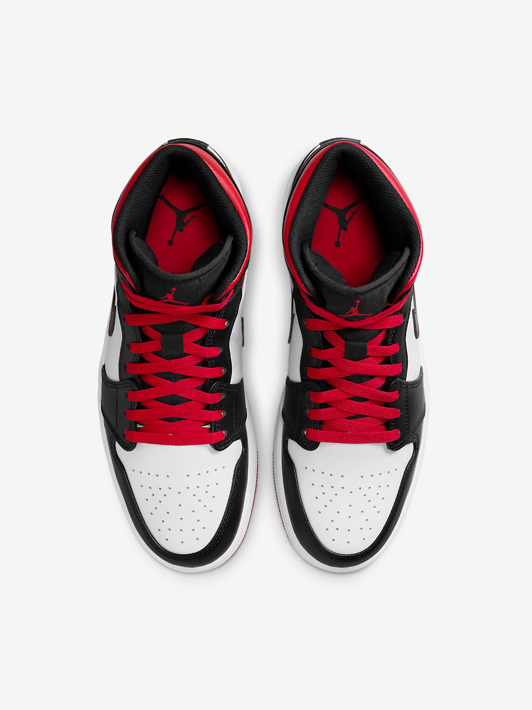 Air Jordan 1 Mid Gym Red Black Toe