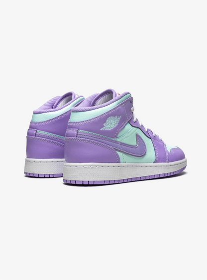 Air Jordan 1 Mid Purple Aqua