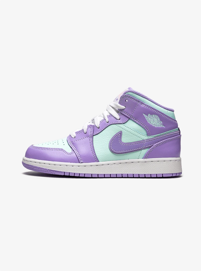 Air Jordan 1 Mid Purple Aqua