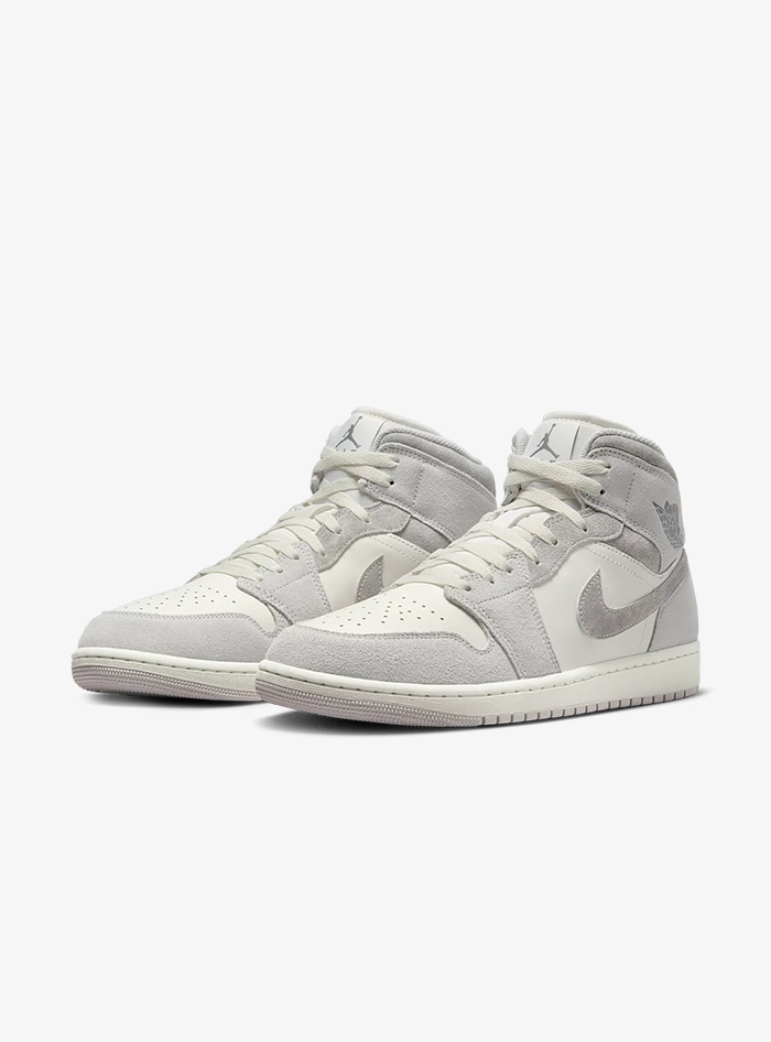 Air Jordan 1 Mid Grey Sail