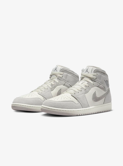 Air Jordan 1 Mid Grey Sail