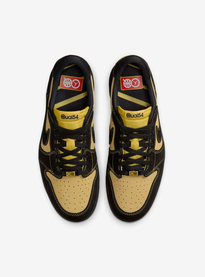 Air Jordan 1 Retro Low OG Quai 54 Black Tour Yellow Red