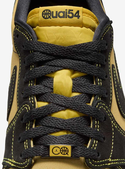 Air Jordan 1 Retro Low OG Quai 54 Black Tour Yellow Red
