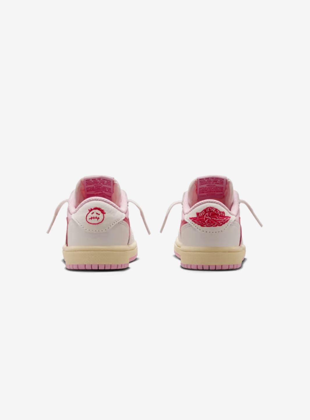 Air Jordan 1 Retro Low OG SP Travis Scott Sail Tropical Pink (PS)
