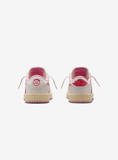 Air Jordan 1 Retro Low OG SP Travis Scott Sail Tropical Pink (PS)
