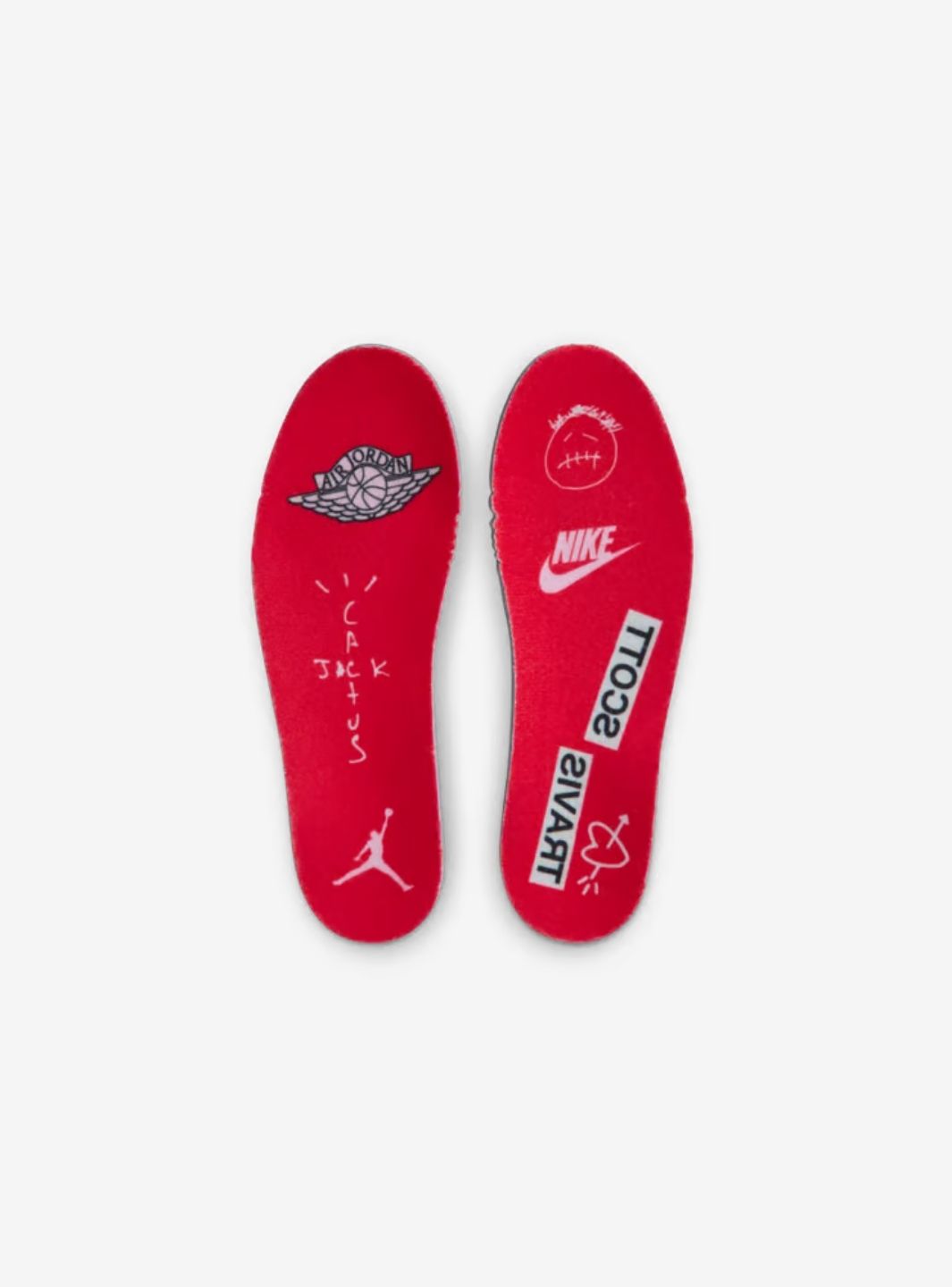 Air Jordan 1 Retro Low OG SP Travis Scott Sail Tropical Pink (PS)