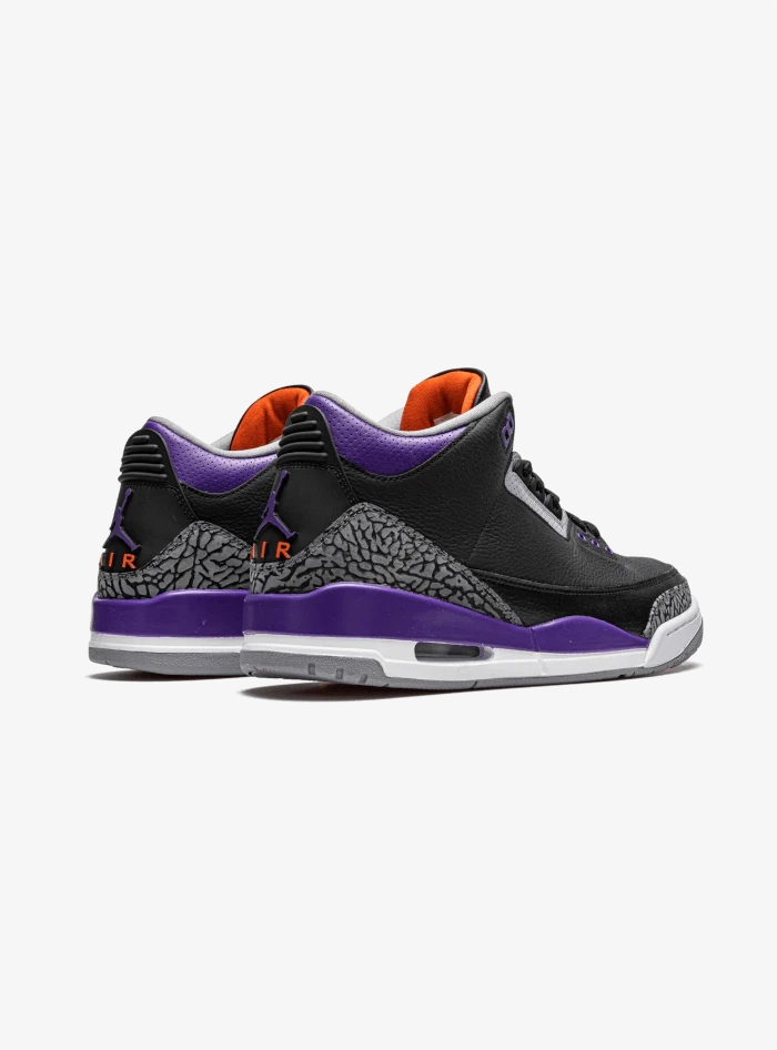 Air Jordan 3 Retro Black Court Purple
