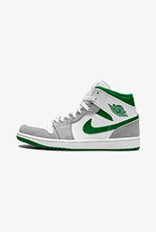 Air Jordan 1 Mid SE Grey Green