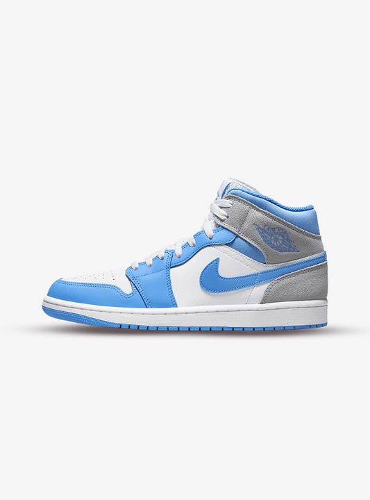 Air Jordan 1 Mid University Blue Grey