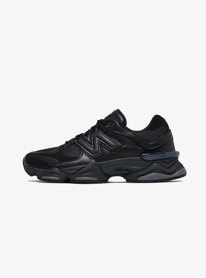 New Balance 9060 Triple Black Leather