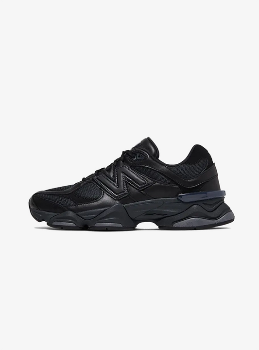 New Balance 9060 Triple Black Leather