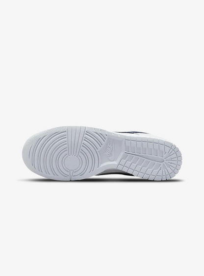 Nike Dunk Low White Grey Navy Aqua Mini Swoosh