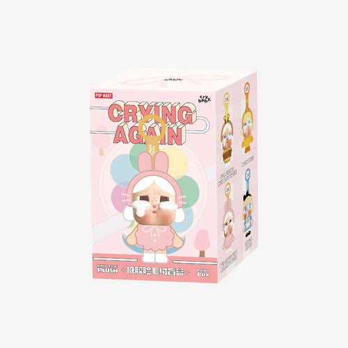 Pop Mart CryBaby Crying Again Series Vinyl Face Plush Blind Box