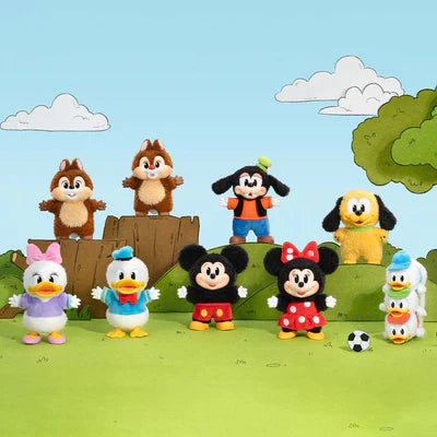 Pop Mart Mickey Family Cute Together Keychain Series Blind Box