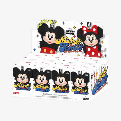 Pop Mart Mickey Family Cute Together Keychain Series Blind Box
