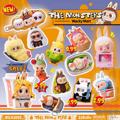 Pop Mart Labubu The Monsters Wacky Mart Series Figure Blind Box