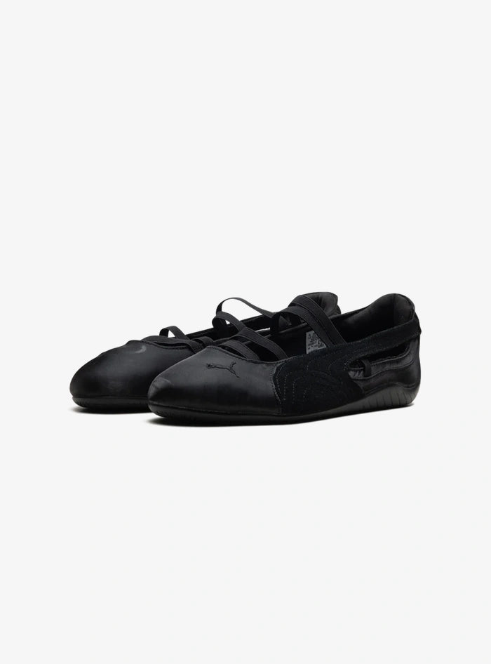 Puma Speedcat Ballet Black Cool Dark Gray Satin