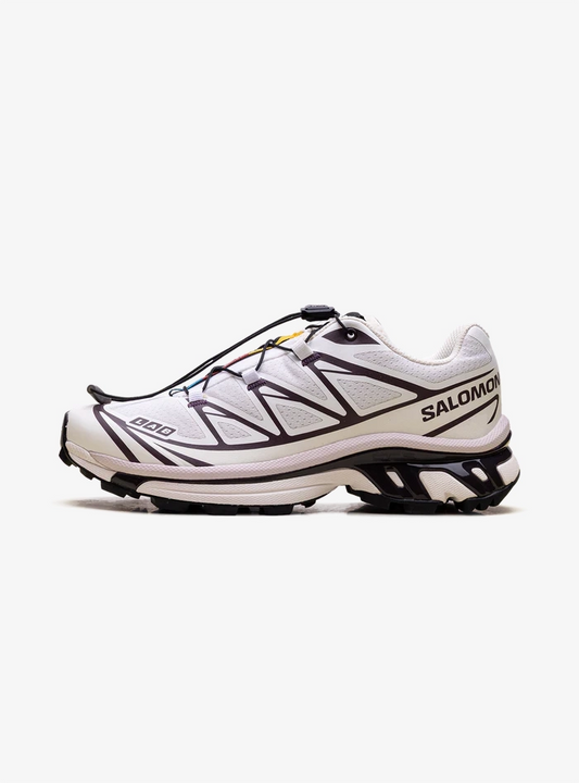Salomon XT-6 White Vanilla Ice Plum