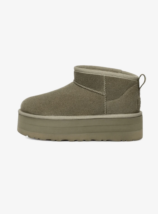 UGG Classic Ultra Mini Platform Boot Moss Green