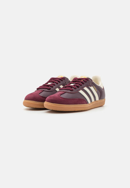 Adidas Samba OG Maroon Gold Metallic