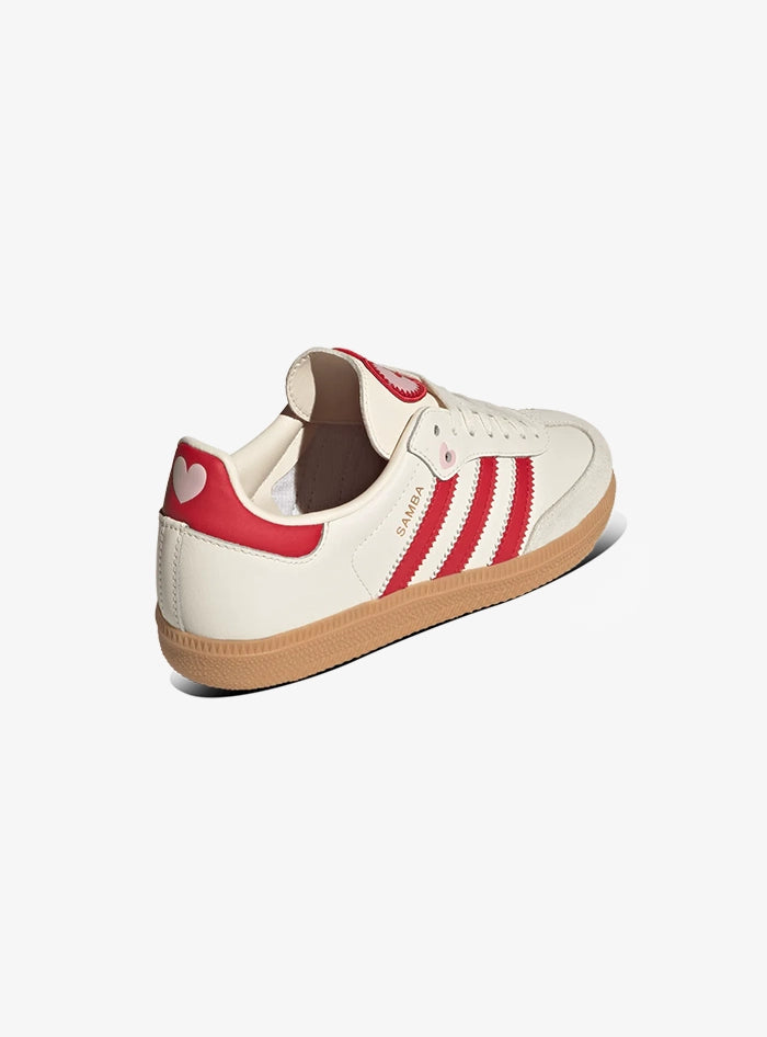 adidas Samba OG Valentine's Day Cream White Scarlet (2026) (GS)
